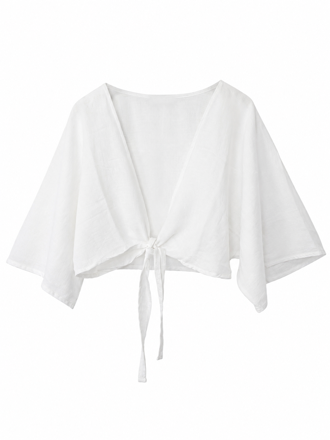 Alba Relaxed Tie-Front Top
